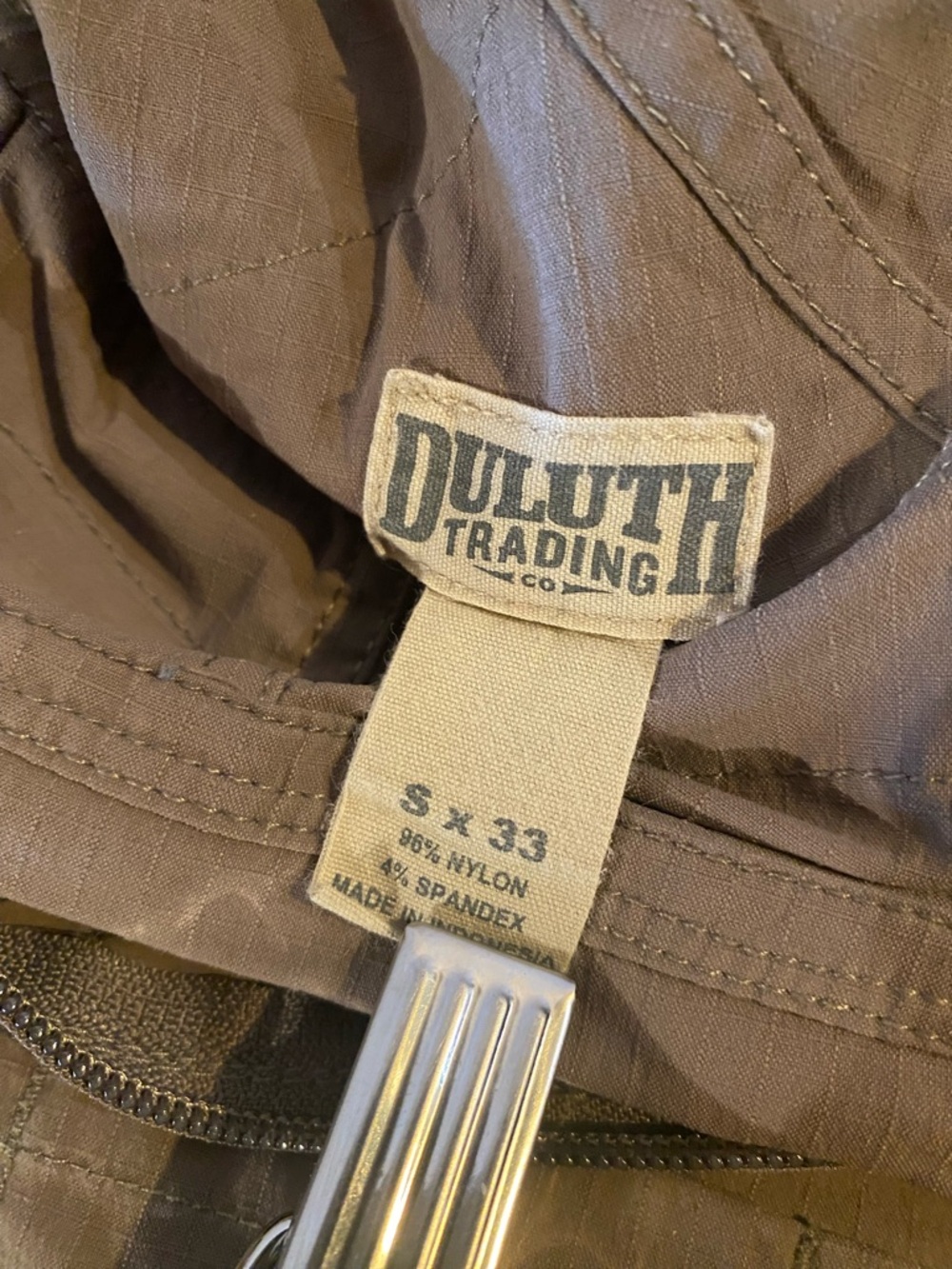 Duluth Trading Co Olive Green Gardening Bib Overalls - Picture 5 of 5